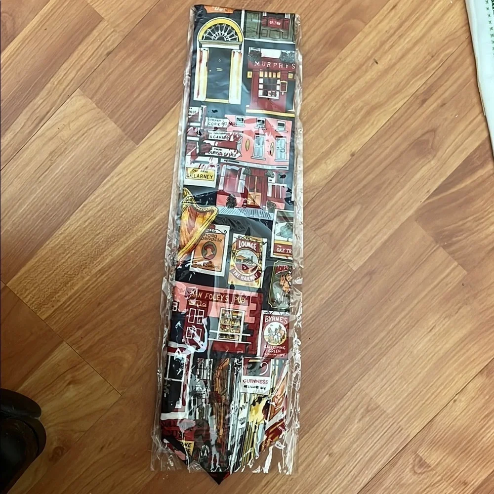 Fredric A Colorful Graphic Pub Necktie